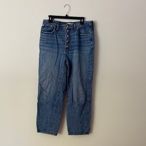 Madewell Women's perfect vintage Straight Leg Jeans - Blue